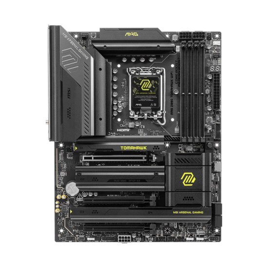 Дънна платка MSI MAG Z890 TOMAHAWK WIFI, LGA 1851, Dual Channel DDR5, 3x PCIe x16 слота