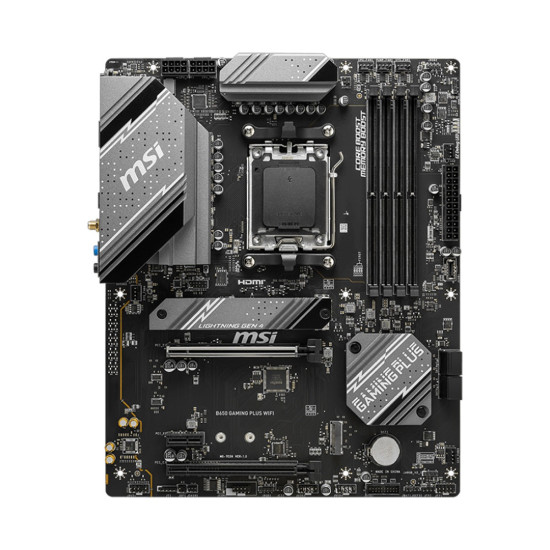 Дънна платка MSI Main Board Desktop B650 Gaming Plus WIFI, ATX, Socket AM5, 4x DDR5, 2x PCIe x16