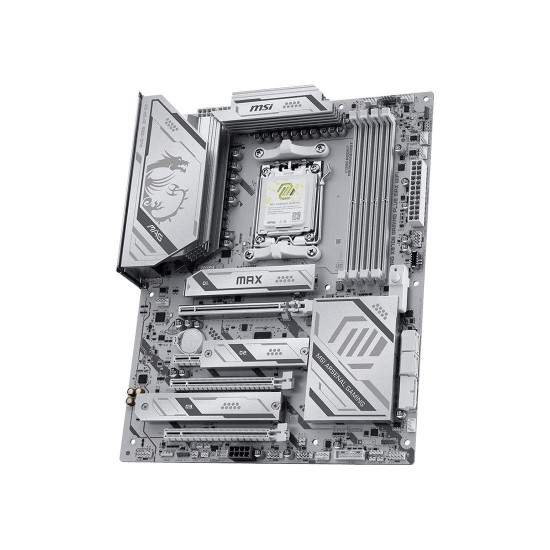 Дънна платка MSI X870E GAMING PLUS MAX WIFI, ATX, AM5, Wi-Fi 7, Bluetooth