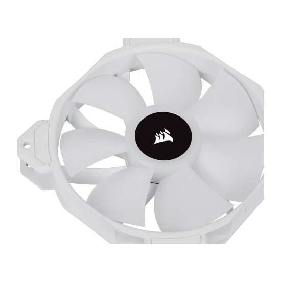Комплект вентилатори CORSAIR SP120 RGB ELITE, 120mm, Triple Pack, White