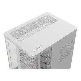 Кутия за компютър CORSAIR AIR 5400 RS-R ARGB, Tempered Glass, Mid-Tower, White