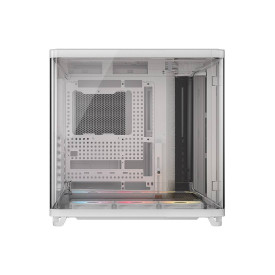 Кутия за компютър CORSAIR AIR 5400 RS-R ARGB, Tempered Glass, Mid-Tower, White