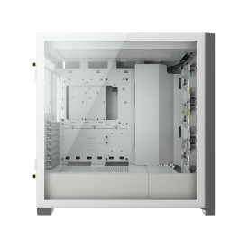 Кутия за компютър Corsair iCUE 5000X RGB Tempered Glass Mid-Tower Smart Case, White