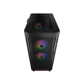 Кутия за компютър COUGAR AIRFACE RGB PC Case, Mid Tower, Black