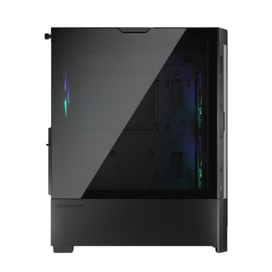 Кутия за компютър COUGAR AIRFACE RGB PC Case, Mid Tower, Black