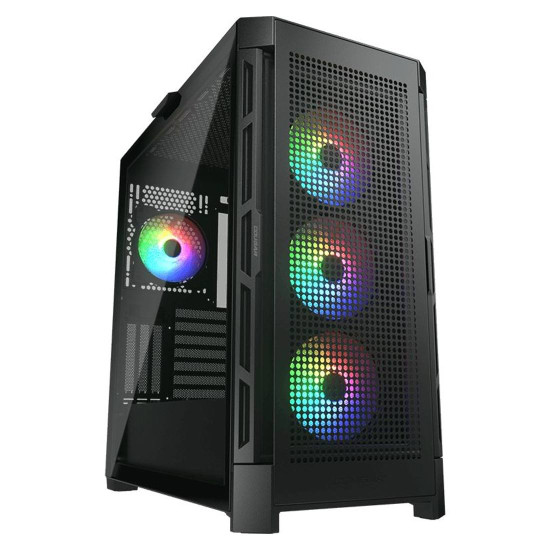 Кутия за компютър COUGAR DUOFACE PRO RGB PC Case, Mid Tower, Black