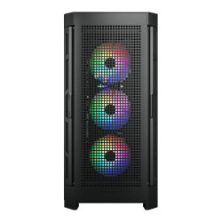 Кутия за компютър COUGAR DUOFACE PRO RGB PC Case, Mid Tower, Black