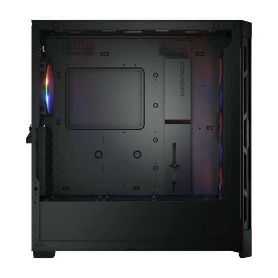 Кутия за компютър COUGAR DUOFACE PRO RGB PC Case, Mid Tower, Black