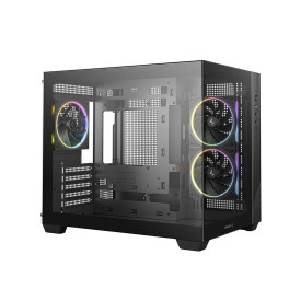 Кутия за компютър DeepCool CG330-3F, Mid Tower, 1 x USB 3.0, 2 x USB 2.0, 1 x Audio, Black