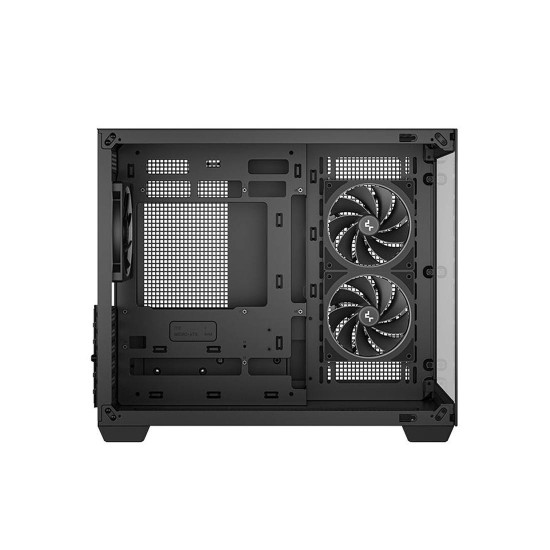 Кутия за компютър DeepCool CG330-3F, Mid Tower, 1 x USB 3.0, 2 x USB 2.0, 1 x Audio, Black