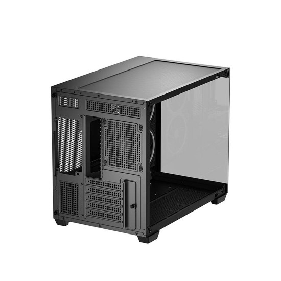 Кутия за компютър DeepCool CG330-3F, Mid Tower, 1 x USB 3.0, 2 x USB 2.0, 1 x Audio, Black