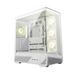 Кутия за компютър MSI MAG PANO 130R PZ WHITE, Mid Tower, 2 x USB 3.2, 1 x USB Type-C 20 Gbps, 1 x Audio/Mic, White