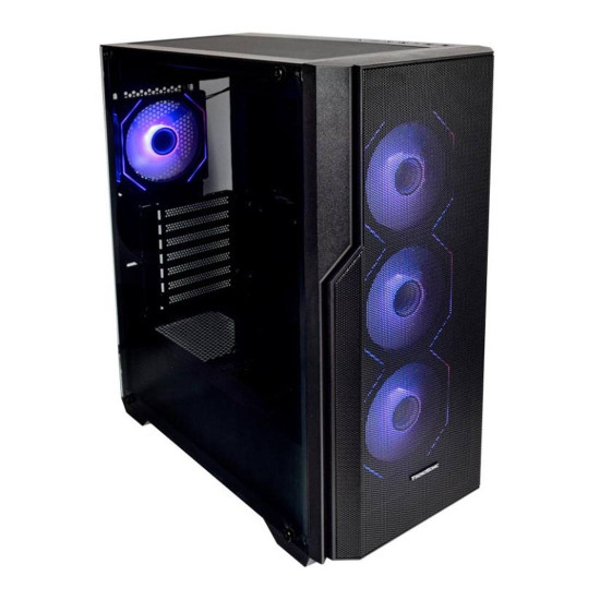 Кутия за компютър TrendSonic FC-C01 ARGB, 7 Slots, 1 x Type-C, 3 x USB 3.0, 3 x 12cm ARGB, 1 x 12cm ARGB