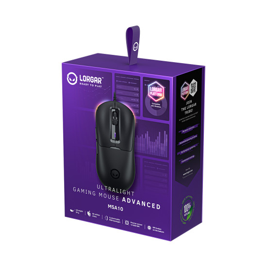 Мишка LORGAR MSA10, Black