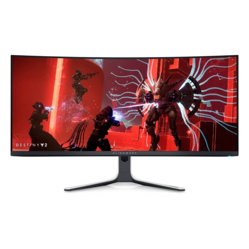 Монитор Alienware 34 AW3423DW, 34.18 инча, QD-OLED, 3440x1440, 175Hz, 21:9, 0.1ms, 2x HDMI, 1x DP, 2x USB 3.2 Gen 1