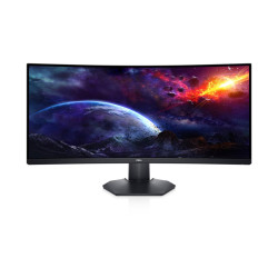 Монитор Dell S3422DWG, WQHD 3440 x 1440, 34 инча, 144Hz, 2ms, 2xHDMI, 1xDP, USB