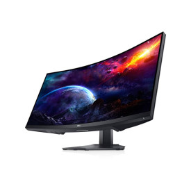 Монитор Dell S3422DWG, WQHD 3440 x 1440, 34 инча, 144Hz, 2ms, 2xHDMI, 1xDP, USB