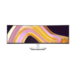 Монитор Dell UltraSharp U4924DW, 49 инча, Dual QHD, IPS Black, USB-C хъб, 90W Power Delivery, KVM, RJ45, ENERGY STAR