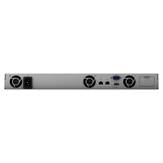 NAS устройство Synology NAS RS422+, Rack, AMD Ryzen R1600, 2GB DDR4, 4-Bay, USB, LAN 2x1GbE