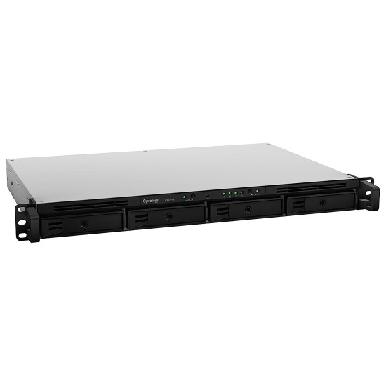 NAS устройство Synology NAS RS422+, Rack, AMD Ryzen R1600, 2GB DDR4, 4-Bay, USB, LAN 2x1GbE