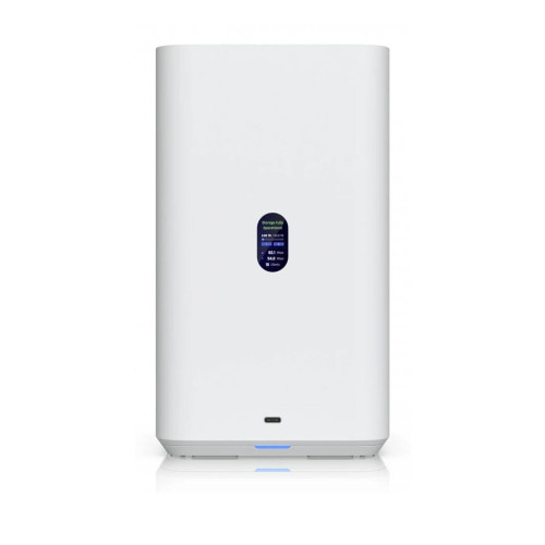 NAS устройство Ubiquiti UniFi UNAS-2-W-EU, 2 гнезда за 3.5 инча HDD, 2.5 GbE, USB-C, включен PoE+, + адаптер