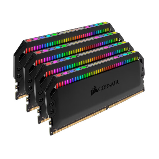 RAM памет Corsair Dominator Platinum RGB, 32GB (4x8GB) DDR4, 3200MT/s, CL16, Kit of 4