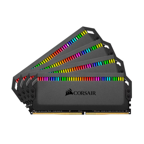 RAM памет Corsair Dominator Platinum RGB, 32GB (4x8GB) DDR4, 3200MT/s, CL16, Kit of 4