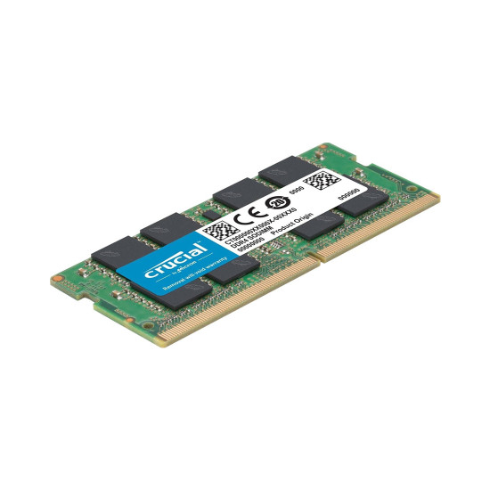 RAM памет Crucial, 16GB, 1x16GB, DDR4, 3200MHz, CL22, SODIMM, Black