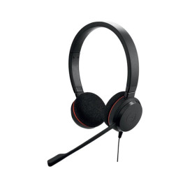 Слушалки Jabra Evolve 20 MS Stereo, USB-A, 150 - 7000 Hz, Black