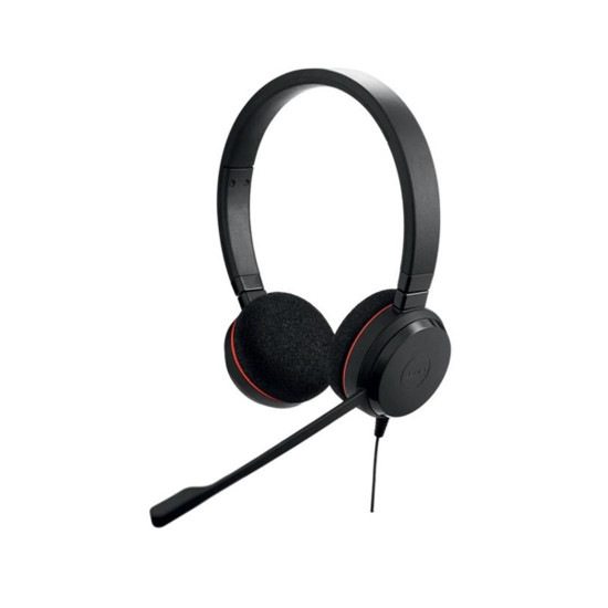 Слушалки Jabra Evolve 20 MS Stereo, USB-A, 150 - 7000 Hz, Black