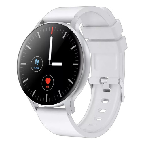 Смарт часовник Canyon Badian SW68, 45 mm, Silver white