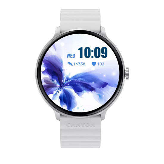 Смарт часовник Canyon Jacky SW-69, 47 mm, White Blue