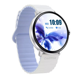 Смарт часовник Canyon Jacky SW-69, 47 mm, White Blue