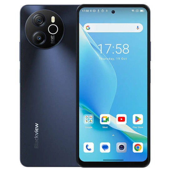 Смартфон Blackview SHARK 8, 8/128GB, 6.78 инча, FHD+ (1080x2460) IPS LCD, 120Hz, Octa-core, 5000mAh, Type-C, Android 13, Fingerprint, Dual SIM, SD слот, 33W, Gray