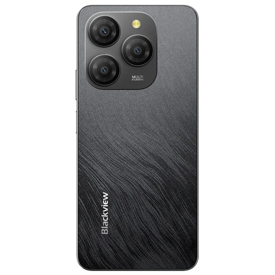 Смартфон Blackview Shark 9, 6.67 инча, HD+ IPS (720x1604), 90Hz, 8GB RAM & 256GB ROM, LPDDR4X + UFS2.2, DokeOS 4.0 (Android 14), 5000mAh, 18W, 4G, 5G Band, Black