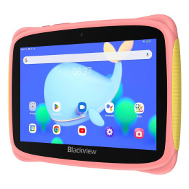 Таблет Blackview Tab 3 Kids, 7 инча HD 1024x600, 7731E Quad-core 1.3GHz, 2GB/32GB, 3280mAh, Doke 3.0 Go (Android 13), WiFi, Bluetooth, Pink