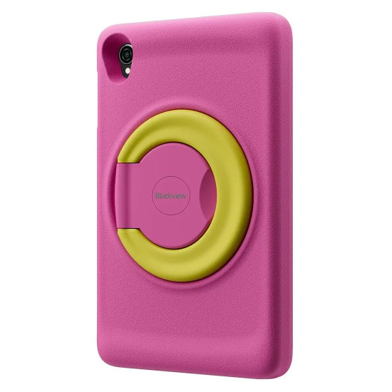 Таблет Blackview Tab A5 Kids, 8.0 инча HD+ IPS 800x1280, Unisoc Tiger T310, 3GB + 64GB, LPDDR4 + EMMC5.1, 5100mAh, Android 14, Pink