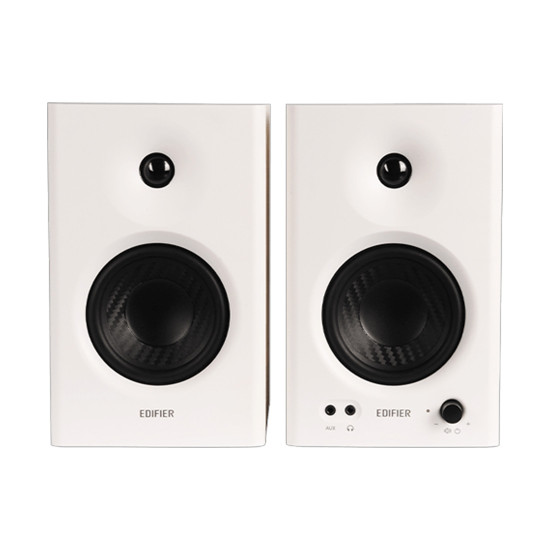 Тонколони EDIFIER MR4, 2.0 система, 2x21W RMS, Bluetooth 5.4, TRS, RCA, AUX, Hi-Res Audio, White