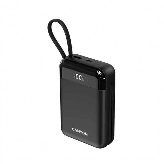 Външна батерия CANYON OnPower 204, 20000 mAh, Black