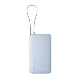 Външна батерия Xiaomi, 10000 mAh, 67 W, вграден кабел, Ice Blue