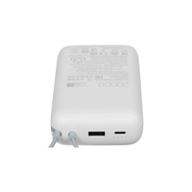 Външна батерия Xiaomi, 20000 mAh, вграден кабел, GL, Light Gray