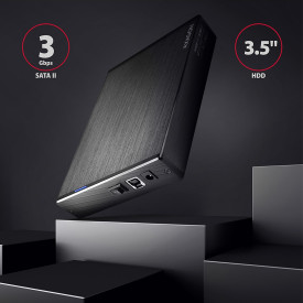 Външна кутия за диск AXAGON EE35-XA3, USB 3.2, 3.5 инча HDD