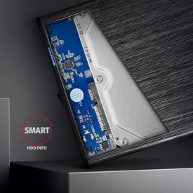 Външна кутия за диск AXAGON EE35-XA3, USB 3.2, 3.5 инча HDD