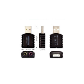 Външна звукова карта AXAGON ADA-17, USB2.0, Stereo HQ