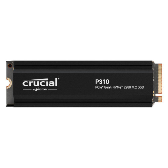 Вътрешен SSD диск Crucial P310, 1 TB, M.2 2280, PCIe 4.0 NVMe, с радиатор