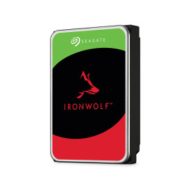 Вътрешен твърд диск Seagate IronWolf, 2TB, 3.5 инча, SATA 6Gb/s, 5900 RPM, 64MB кеш, CMR, за NAS, ST2000VN004