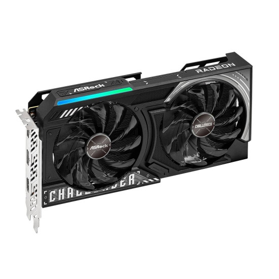 Видеокарта ASROCK AMD Radeon RX 9060 XT Challenger, 16 GB GDDR6, 128-bit, HDMI, 2 x DisplayPort
