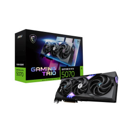 Видеокарта MSI GeForce RTX 5070 12G GAMING TRIO OC, 12GB GDDR7, 192bit, PCIe 5.0, 3x DP 2.1b, HDMI 2.1b