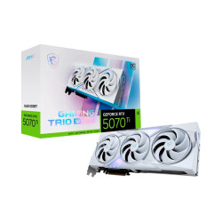 Видеокарта MSI GeForce RTX 5070 Ti GAMING TRIO OC WHITE, 16GB GDDR7, 256bit, 28000 MHz
