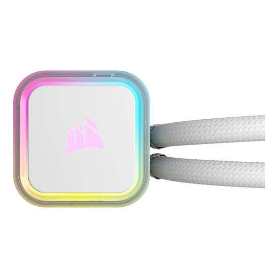 Водно охлаждане за процесор CORSAIR iCUE H150i ELITE, White